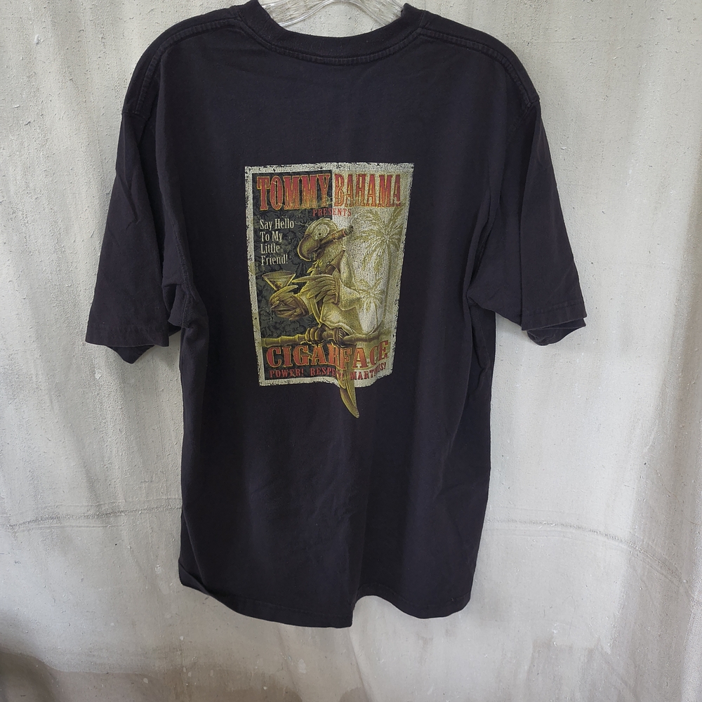 Men's Large Black Short Sleeve T Shirt By Tommy Bahama